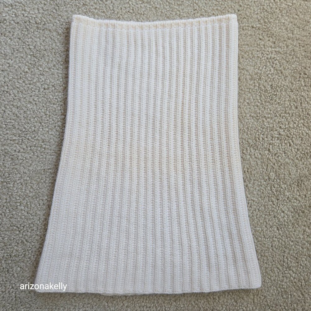 NWOT Malo Cashmere Neck Warmer Ivory - Picture 11 of 15